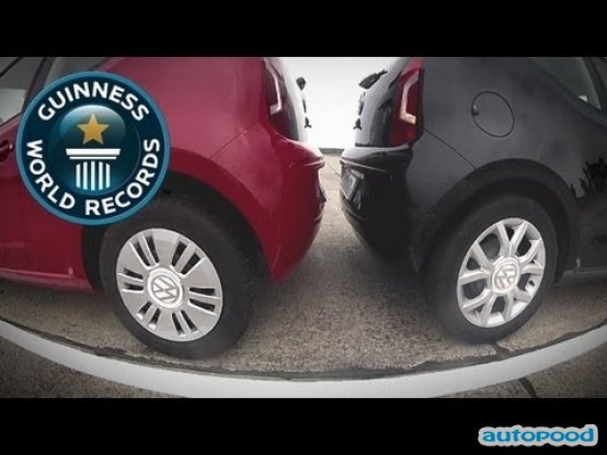 Видео: Мировой рекорд по параллельной парковке